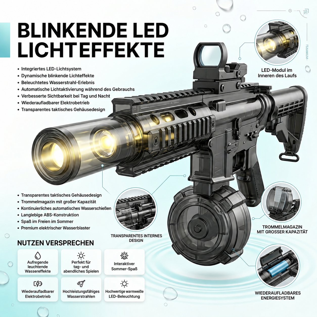 HydroStrike™ Elektrischer Wasserblaster